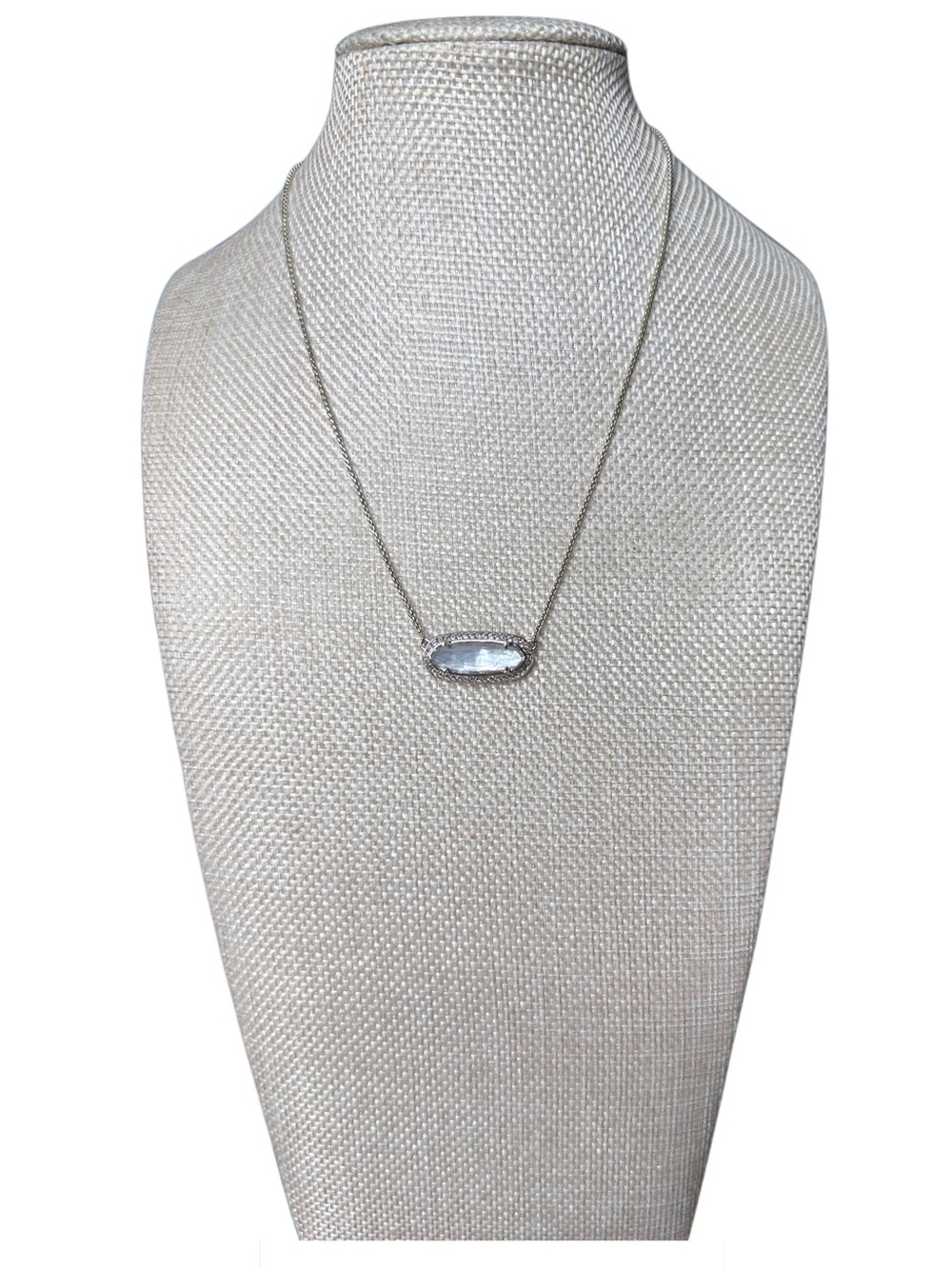Kendra Scott Clear Crystal Pendant